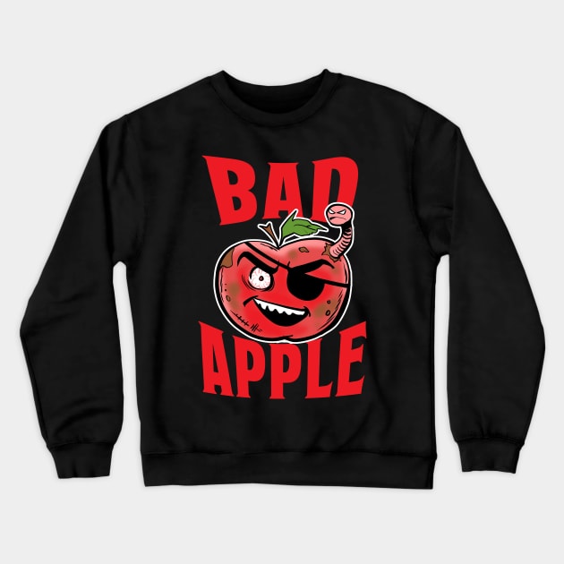 Bad Apple Crewneck Sweatshirt by Amberchrome